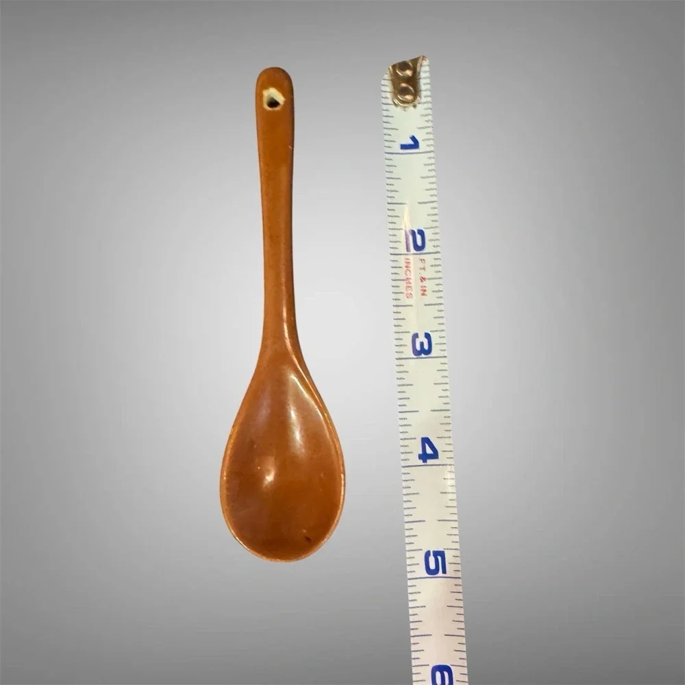 VINTAGE DECORATIVE CERAMIC SPOON